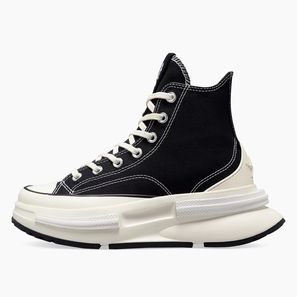 Converse Run Star Legacy Cx Future Comfort Black and White High-Top Sneakers - Picture 3 of 10